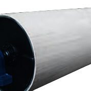 Tambour à revêtement lisse gris